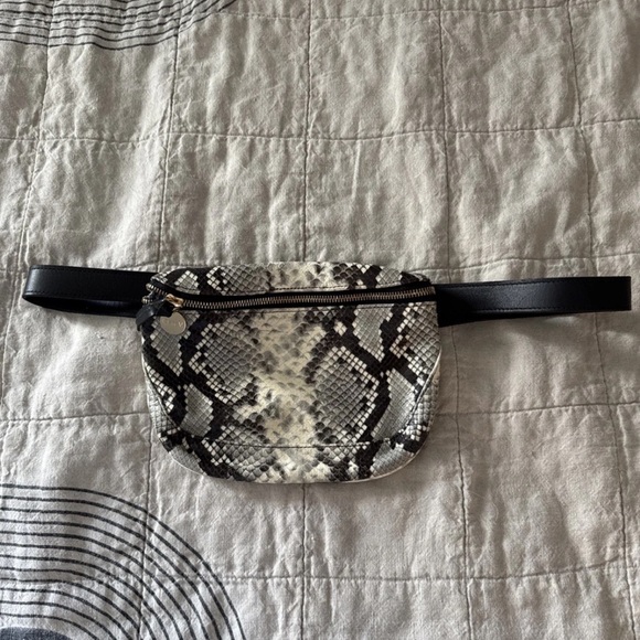 Clare V Fanny Pack Python - Picture 2 of 8
